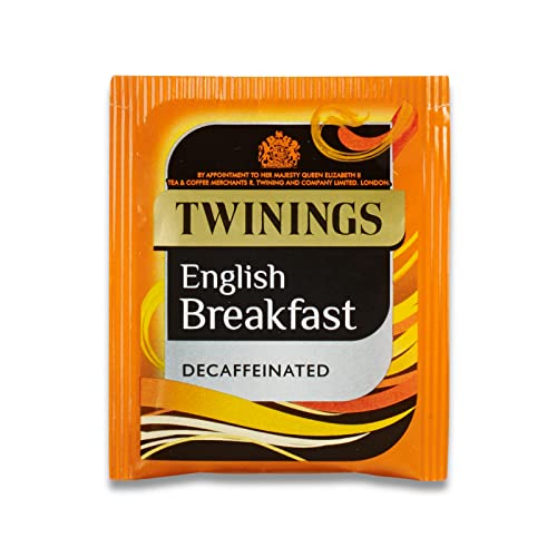 Twinings English Breakfast Decaffeinated Tea Bags, 4 Boxes of 20