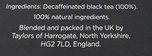 Taylors of Harrogate Decaffeinated Breakfast Tea Bags, Pack of 20