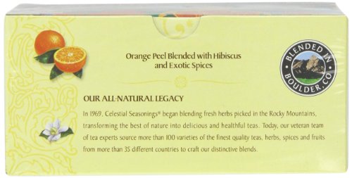 Celestial Seasonings Mandarin Orange Spice Herbal Tea, 47g