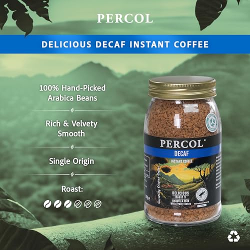PERCOL Decaf Instant Coffee (6x100g)