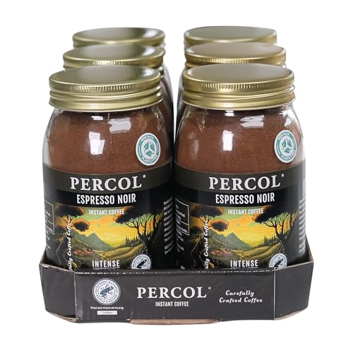 Percol - Espresso Noir Intense Instant Coffee (6x100g)