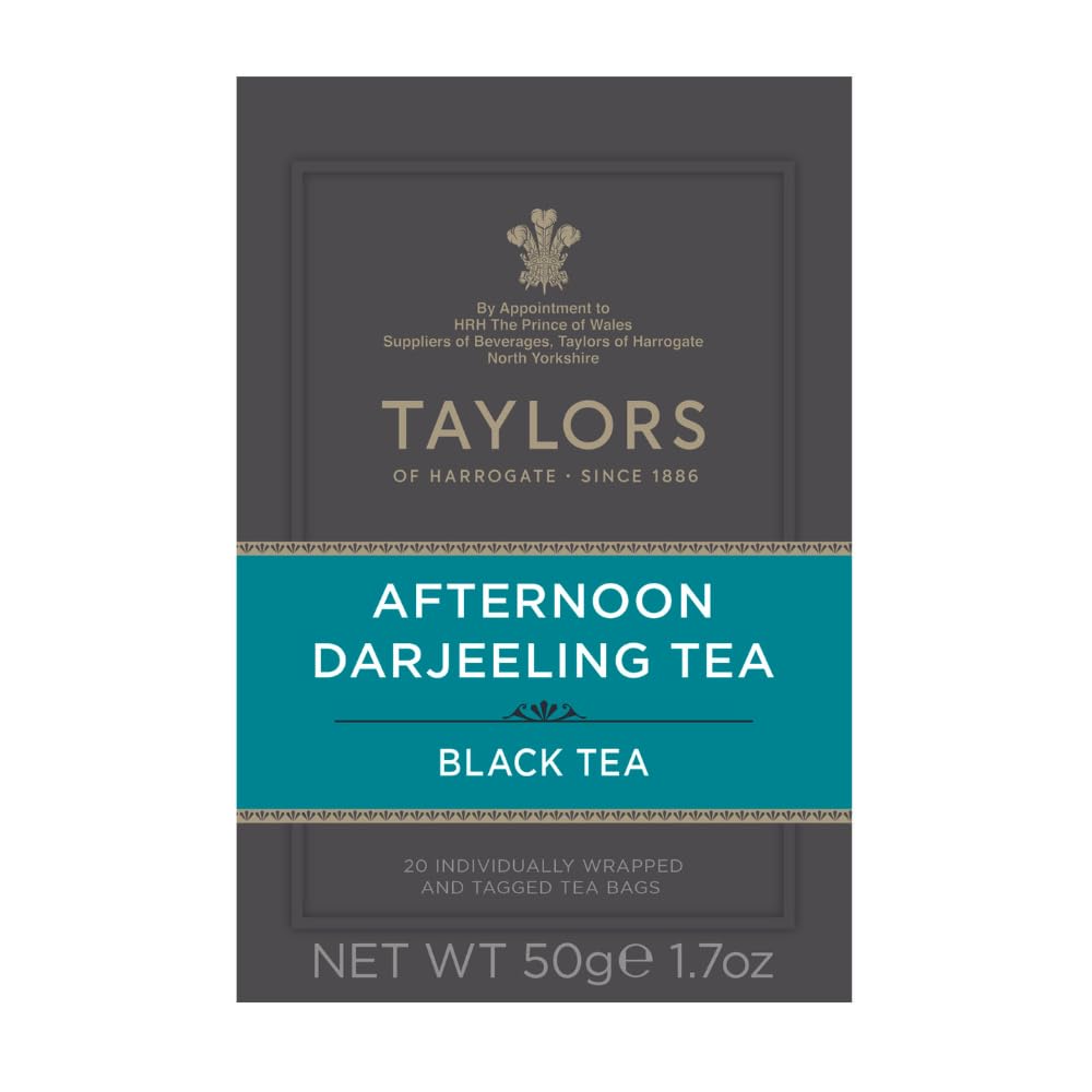 Taylors of Harrogate Afternoon Darjeeling Tea, Pack of 20