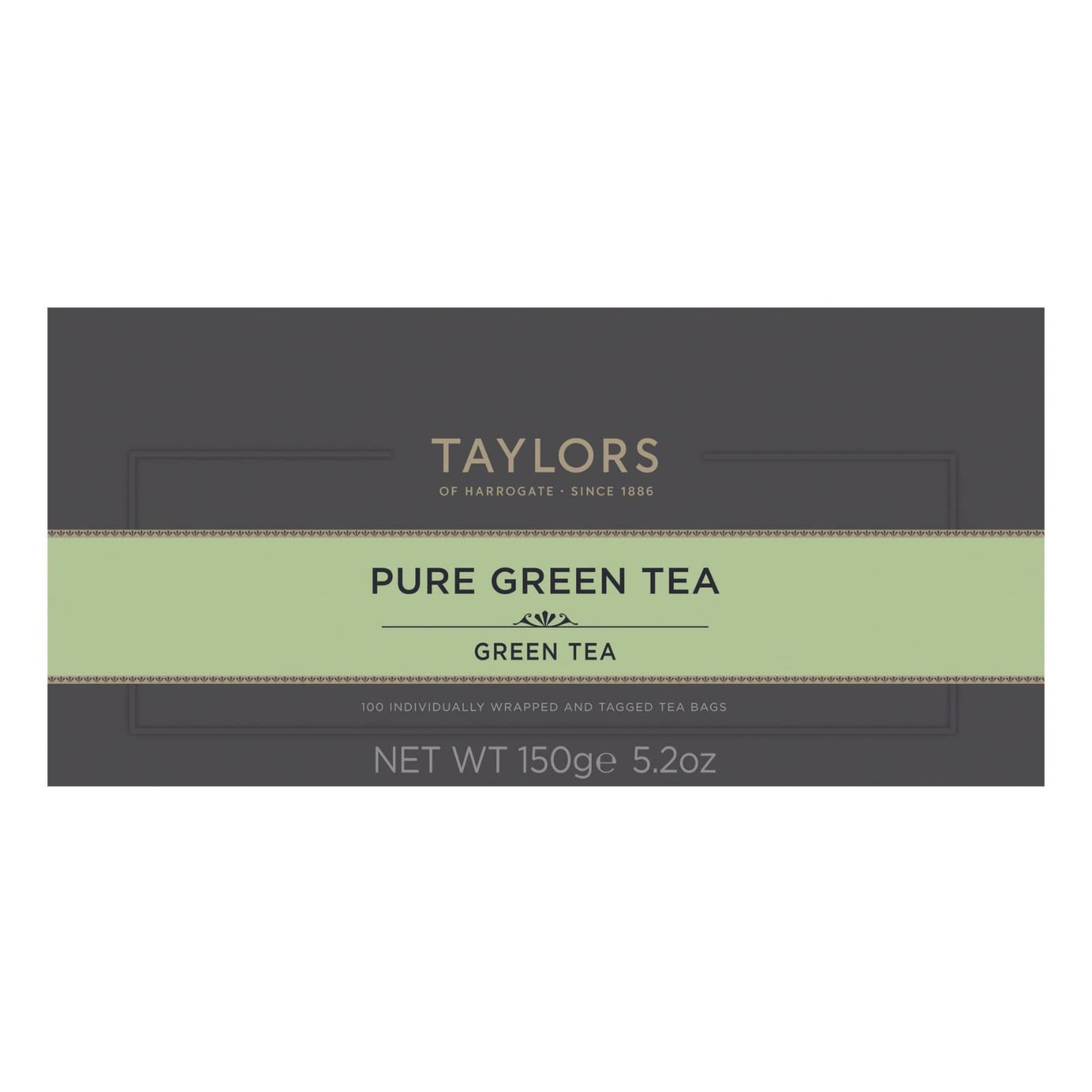 Taylors of Harrogate Green Tea, 100 Tea Bags (Pack of 1, Total 100 Teabags)