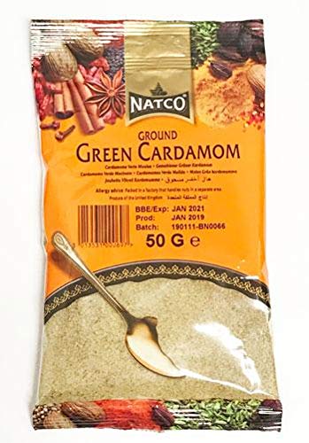 Natco Cardamom Green Ground, 50g