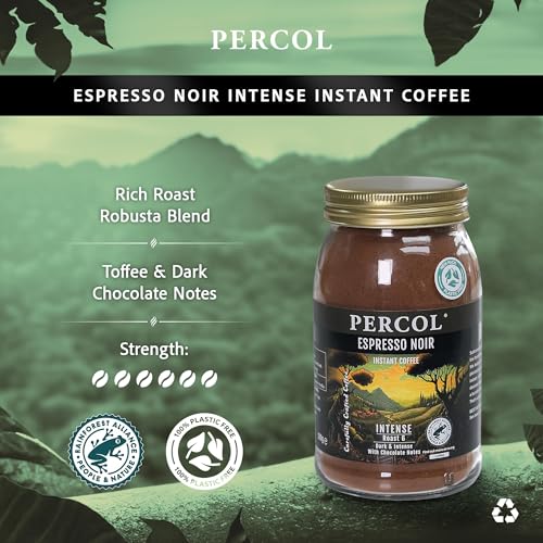 Percol - Espresso Noir Intense Instant Coffee (6x100g)