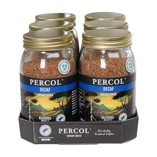 PERCOL Decaf Instant Coffee (6x100g)