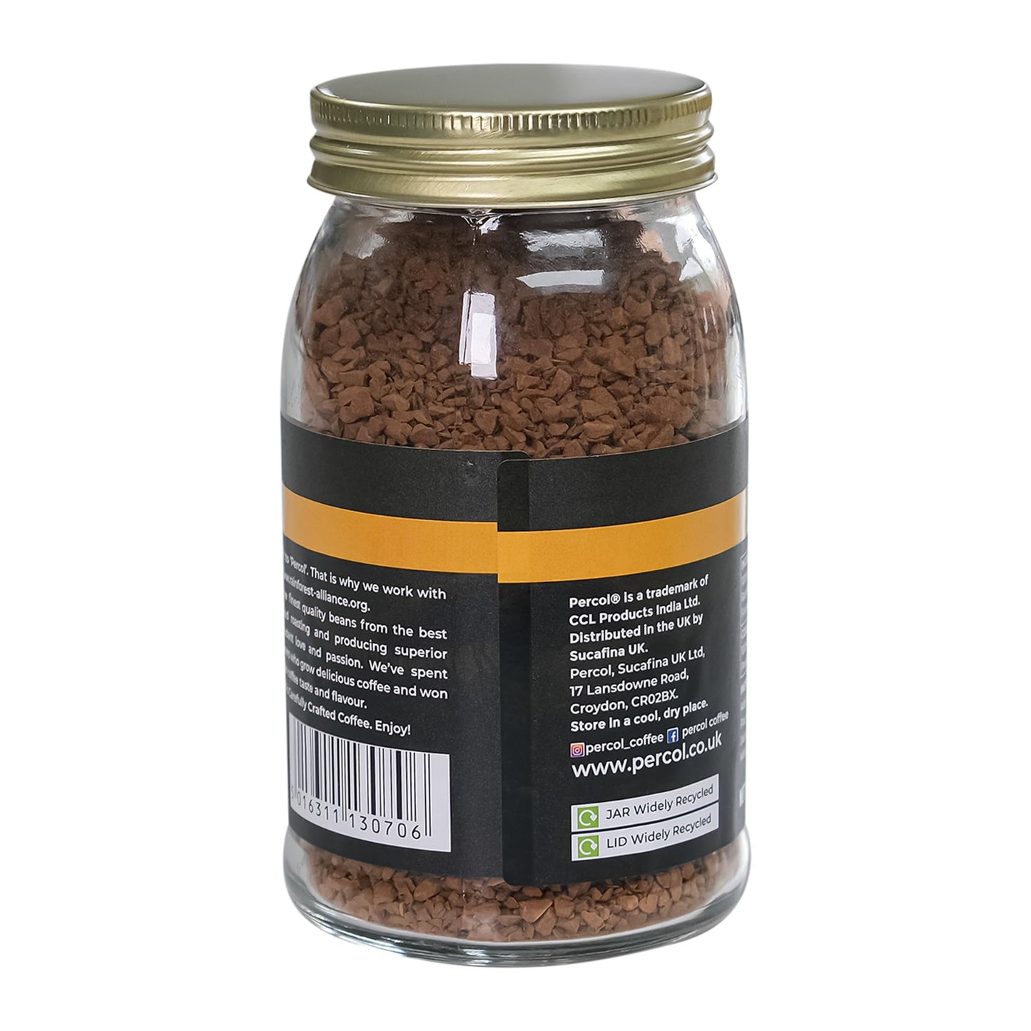 Percol Colombian Instant Coffee, 100g