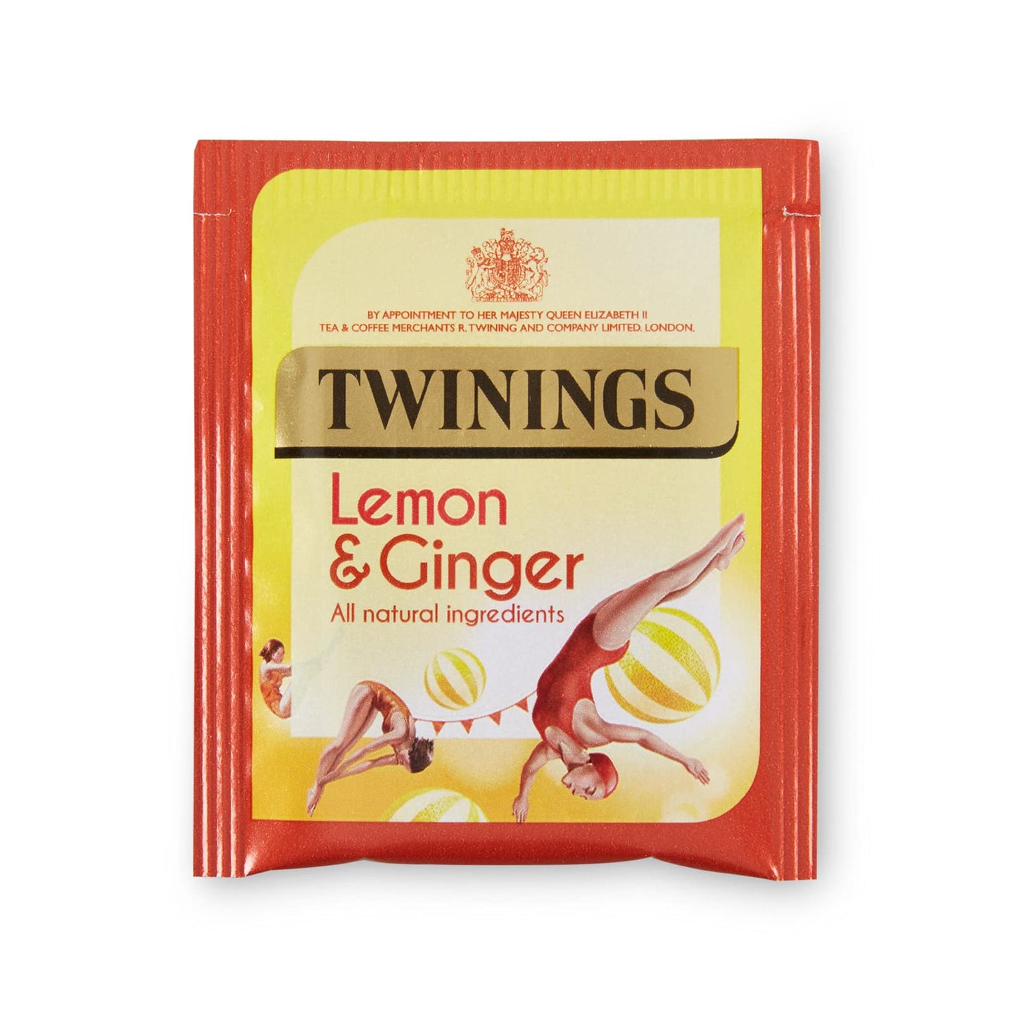 Twinings Lemon & Ginger Enveloped Tea Bags (12x20 Bags)