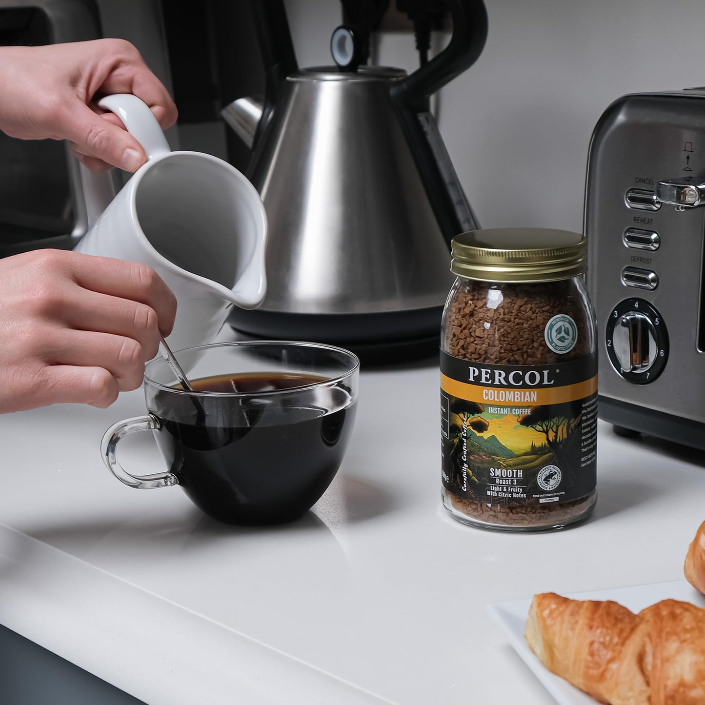 Percol - Smooth Colombian Instant Coffee (6x100g)