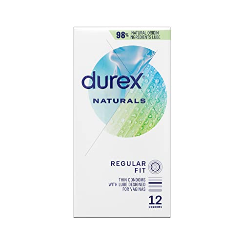 Durex Naturals Condoms, Pack of 12
