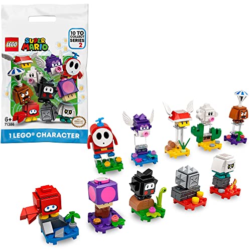 LEGO 71386 Super Mario Character Pack Series 2, Collectible Toy, 1 Unit (Style Picked at Random)