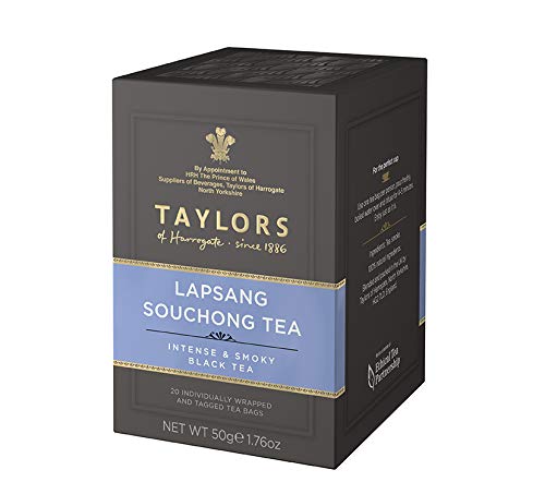 Taylors of Harrogate Lapsang Souchong Tea, Pack of 20 Tea Bags