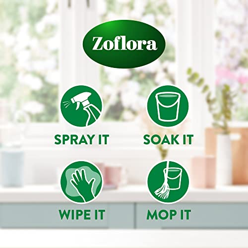 Zoflora Linen Fresh Concentrated Multipurpose Disinfectant Liquid, 6 x 500ml