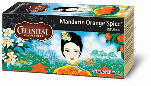 Celestial Seasonings Mandarin Orange Spice Herbal Tea, 47g