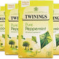 Twinings Pure Peppermint Flavoured Tea Bags - 80 Biodegradable Bags (Multipack of 4 x 20)