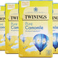 Twinings Pure Camomile Flavoured Tea - 80 Biodegradable Tea Bags (Multipack of 4 x 20 Bags)