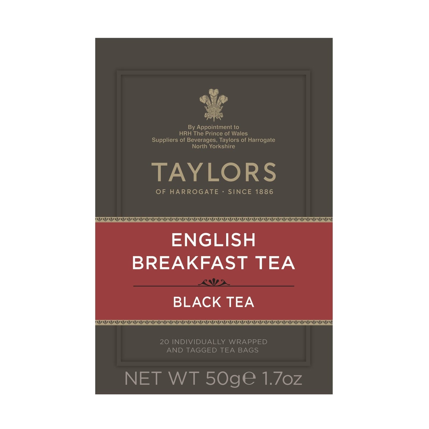 Taylors of Harrogate English Breakfast Tea, Pack of 20