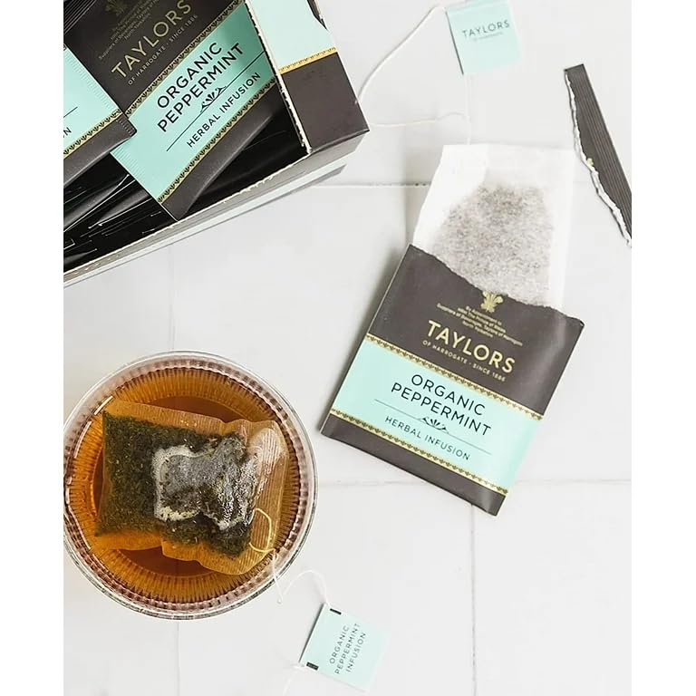Taylors of Harrogate Peppermint, 100 Tea Bags (Pack of 1, Total 100 Teabags)