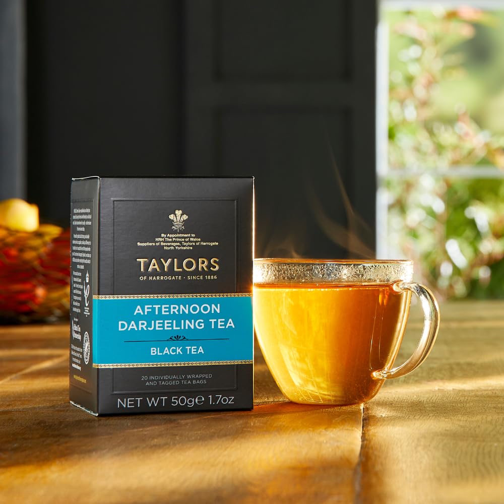 Taylors of Harrogate Afternoon Darjeeling Tea, Pack of 20
