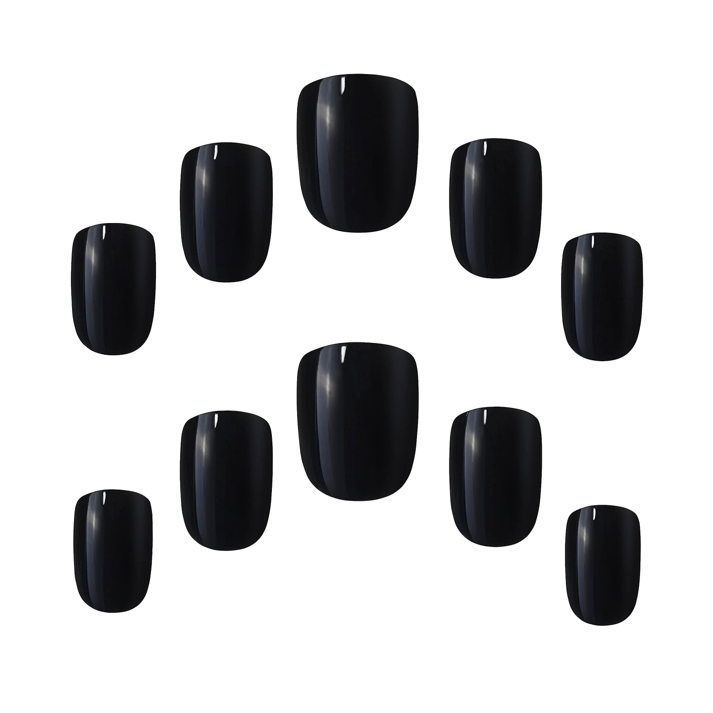 Elegant Touch Core Colour Nails Black