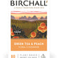 Birchall Tea | Green Tea & Peach | Green Tea Infusion | 1 Pack of 80 Plant-Based Prism Tea Bags