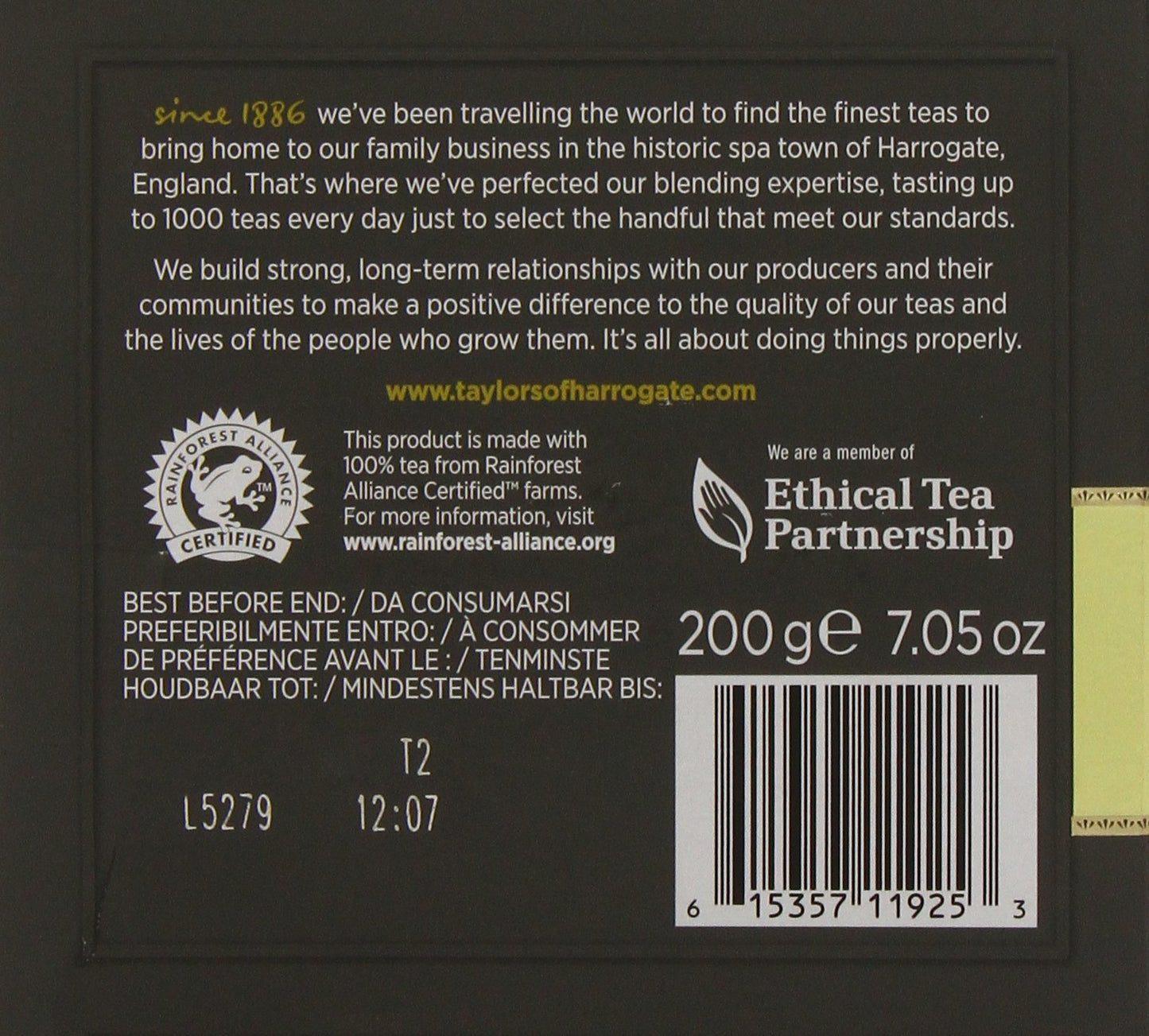 Taylors of Harrogate Green Tea with Lemon, 100 Tea Bags (Pack of 1, Total 100 Teabags)