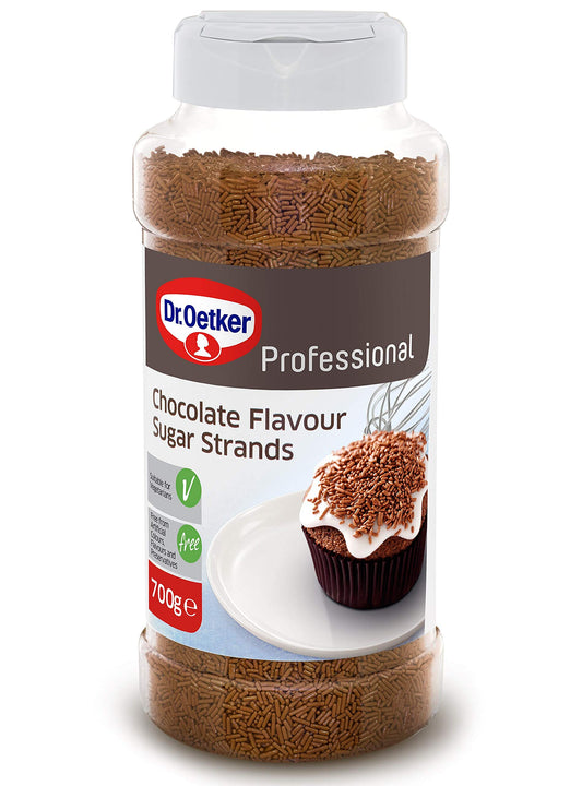 Dr. Oetker Professional Chocolate Flavour Sugar Strands, 700g