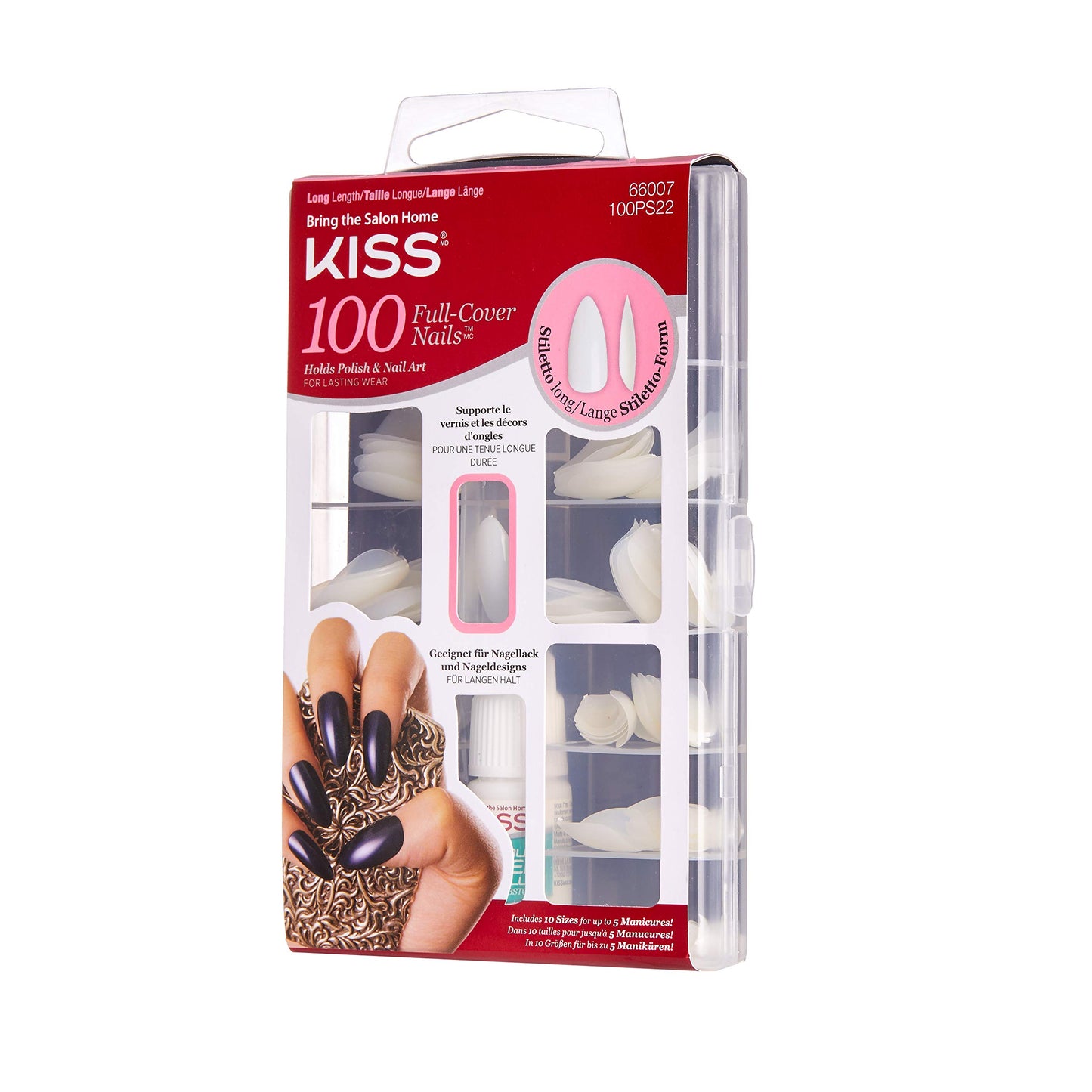 KISS 100 Full-Cover Manicure Kit