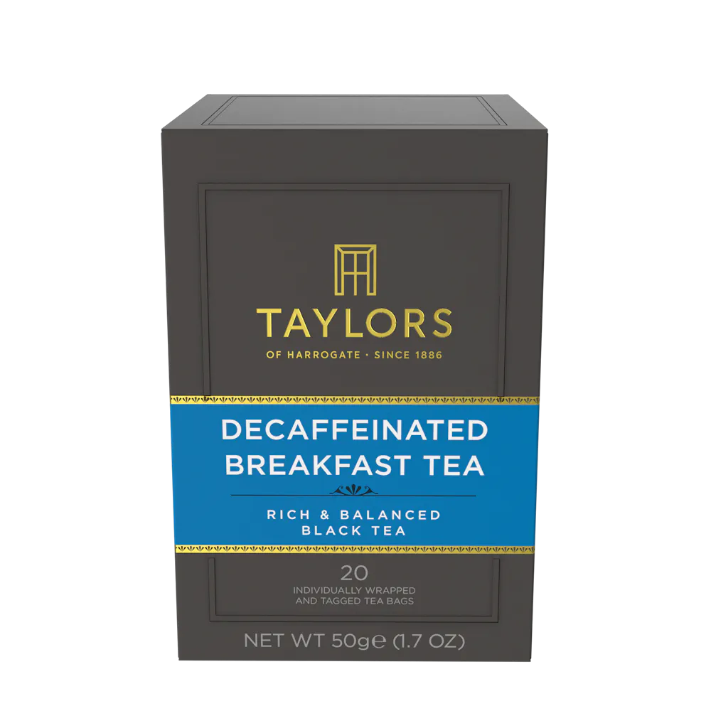 Taylors of Harrogate Decaffeinated Breakfast Tea Bags, Pack of 20