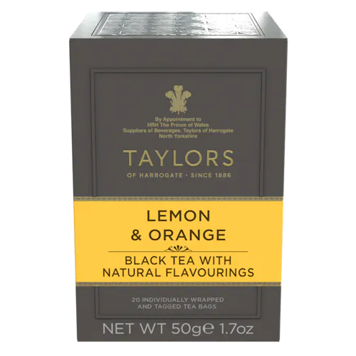 Taylors of Harrogate Lemon & Orange Tea Bags, Pack of 20