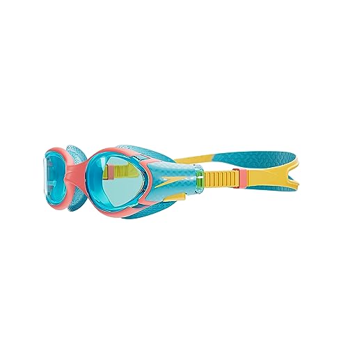 Speedo Unisex Kids Biofuse 2.0 Goggles, Bolt/Mango/Coral Beach/Blue, ONESZ