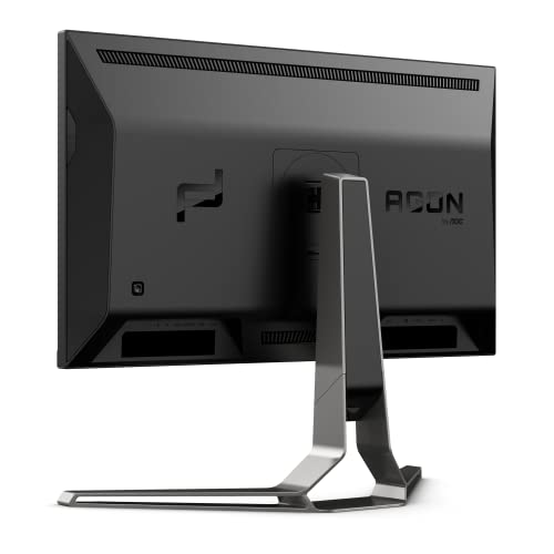 AOC AGON Porsche Design PD32M - 32 Inch 4K UHD Monitor, 144Hz, IPS, 1ms GTG, Light FX, Mini LED UHD, Speakers (3840 x 2160 @ 144Hz, HDR 1400, HDMI 2.1 / USB-C 3.2 / DP 1.4)