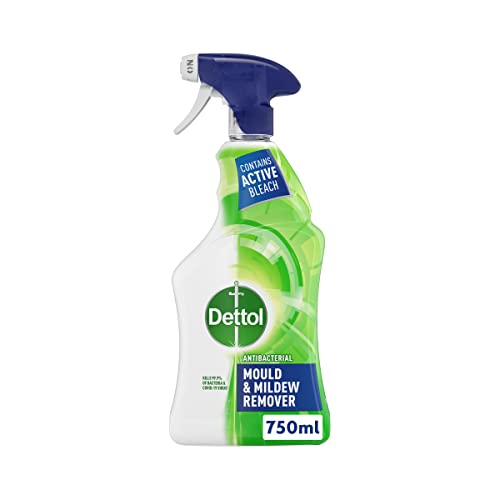 Dettol Anti-Bacterial Mould and Mildew Remover, 750 ml, Pack of 3 (Packaging may vary)