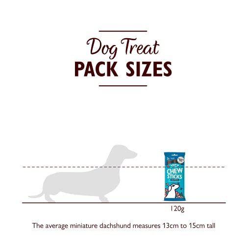 Lily's Kitchen Chew Sticks with Salmon - Grain Free Natural Dental Dog Treats (10 Packs of 3 Chews)