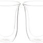 Delonghi 5513214611 Latte Macchiato Thermo Glasses - Pack of 2,Transparent