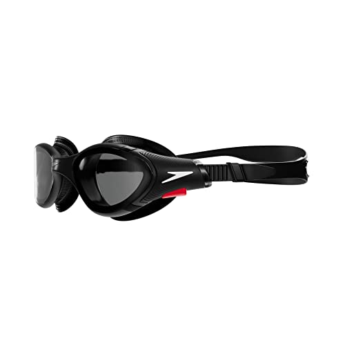 Speedo Plain Moulded Silicone Swim Cap and Biofuse 2.0 Swimming Goggles