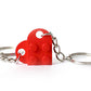LEGO Red Love Heart Keychain Keyring Valentines Birthday Gift