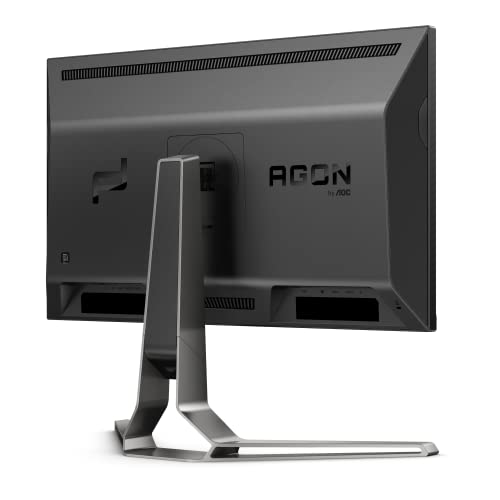 AOC AGON Porsche Design PD32M - 32 Inch 4K UHD Monitor, 144Hz, IPS, 1ms GTG, Light FX, Mini LED UHD, Speakers (3840 x 2160 @ 144Hz, HDR 1400, HDMI 2.1 / USB-C 3.2 / DP 1.4)