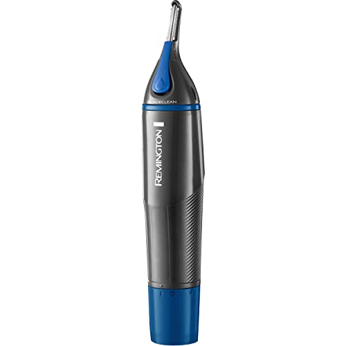 Remington Mens Battery Operated Nose, Ear and Eyebrow Hair Trimmer, Showerproof, Silver