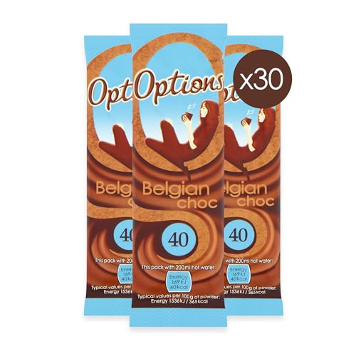 Options Belgian Chocolate Sachets - (Pack of 30 x 11g)