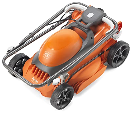 Flymo SimpliStore 340 Li Battery Lawnmower - 40V, 34cm Cutting Width, Close Edge Cutting