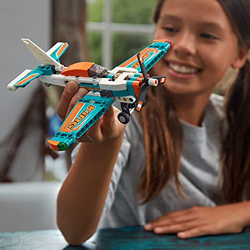 LEGO 42117 Technic Race Plane Toy to Jet Aeroplane 2 in 1 Building Set for Boys and Girls 7 Plus Years Old