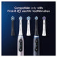 Oral-B iO Ultimate Clean Electric Toothbrush Head, Twisted & Angled Bristles for Deeper Plaque Removal, Pack of 8 Toothbrush Heads, Suitable for Mailbox, White
