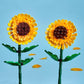 LEGO Creator Sunflowers, Artificial Flowers Building Kit for Kids Aged 8+, Display as Bedroom Accessory or Floral Bouquet Home Decoration, Gift for Girls, Boys and Teenagers 40524