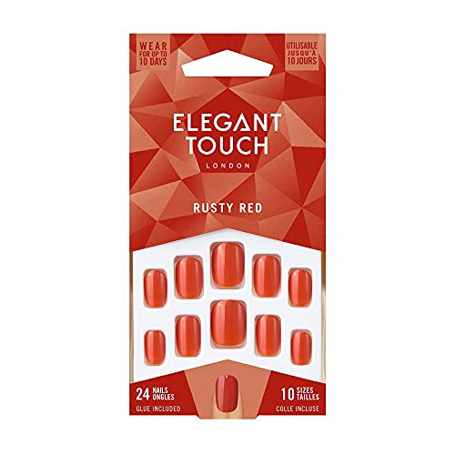 Elegant Touch Nails Rusty Red