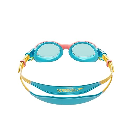 Speedo Unisex Kids Biofuse 2.0 Goggles, Bolt/Mango/Coral Beach/Blue, ONESZ