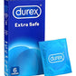 Durex Extra Safe Condoms, Pack of 6