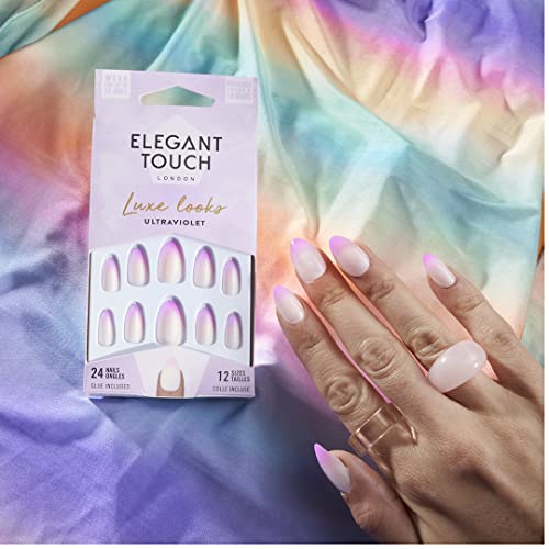 Elegant Touch Luxe Looks - Ultra Violet, 12 Nail sizes