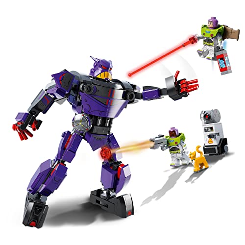 LEGO 76831 Disney and Pixar’s Lightyear Zurg Battle Buildable Robot Toy with Mech Action Figure and Buzz Minifigure