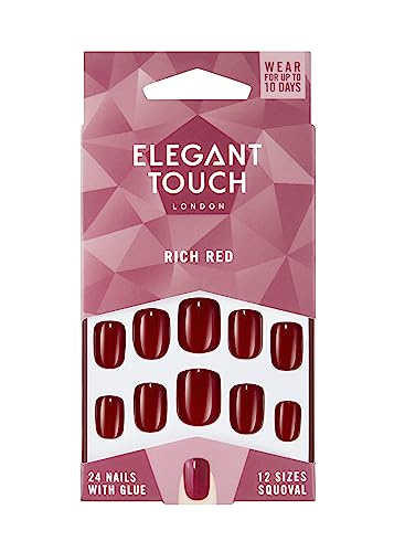 Elegant Touch Core Colour Nails Rich Red